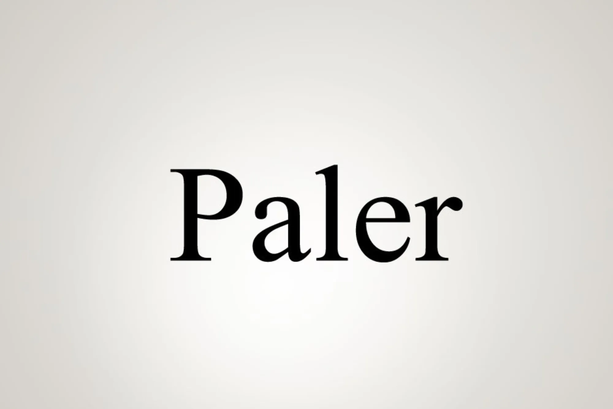 Paler